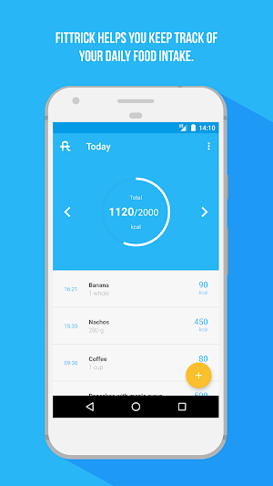 FitTrick - The Calorie Tracker Screenshot 0