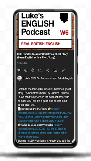 Luke's English Podcast Screenshot 3
