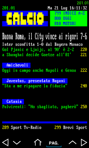 Teletext Ita Screenshot 1