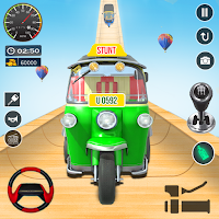 Auto Driving Rickshaw Stunt 3d