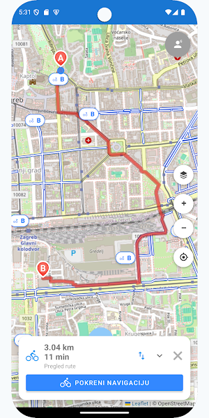 BajsRoute screenshot 1