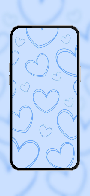 Preppy Blue Wallpaper Screenshot 2