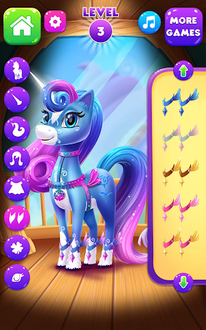 Magical Unicorn Candy World Screenshot 2