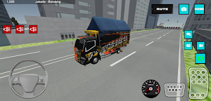 Truk Canter Tawakal oleng 3D Screenshot 1