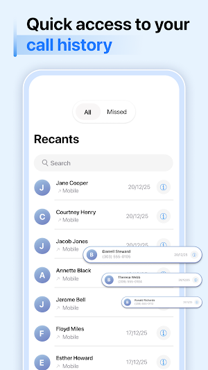 Contacts Screenshot 1