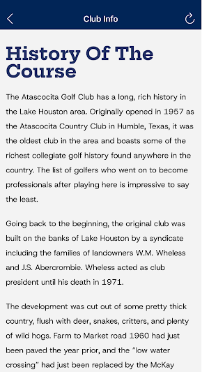 Atascocita Golf Club Screenshot 0
