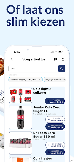 winkelmandje Screenshot 2
