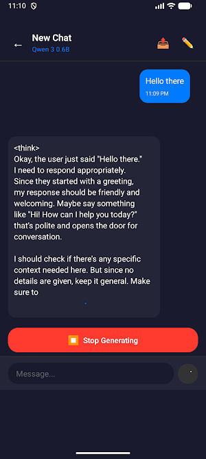 Personal LLM Screenshot 2
