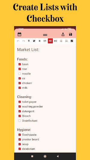 notes in folder Screenshot 1