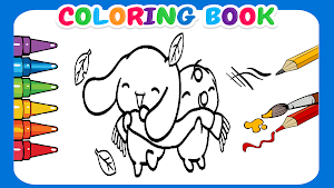 Cute Cinnamoroll coloring book Screenshot 1