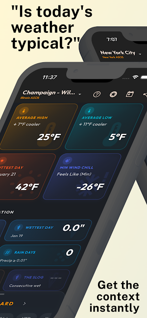 EraNorms: Past Weather Almanac Screenshot 0