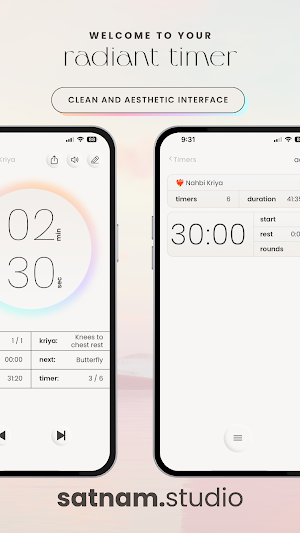 Satnam. Kundalini Yoga Timer Screenshot 1