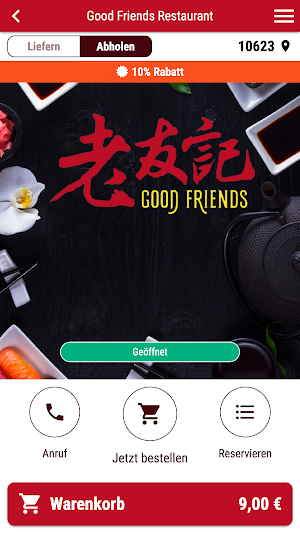 Good Friends Restaurant Screenshot 0
