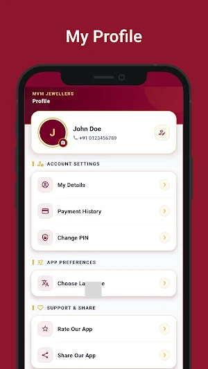 Mvm jewellers digi gold Screenshot 1