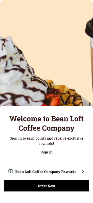 Bean Loft Coffee Company Screenshot 0