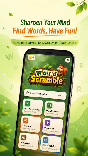 Word Scramble - Puzzles Screenshot 0