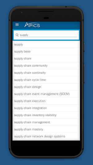 APICS Dictionary Screenshot 0