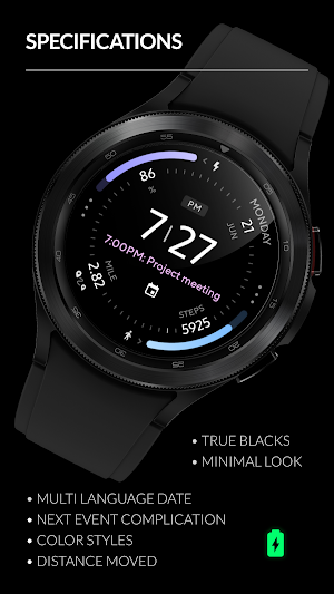 AwF Polar Event - watch face Screenshot 1