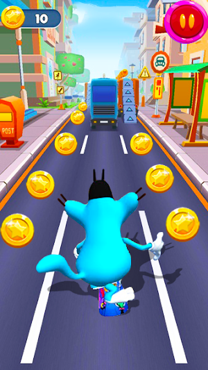 Oggy & Cafards Endless Runner Screenshot 1