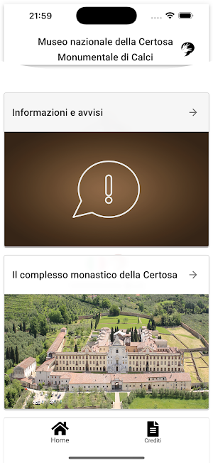 Certosa di Calci Guida ITA LIS Screenshot 1
