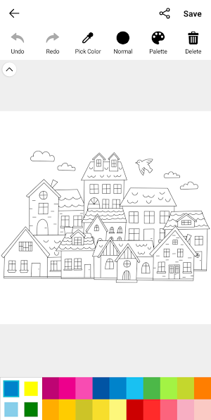 Architecture Coloring Book Screenshot 2