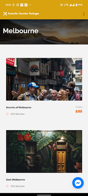 Australia Vacation Package Screenshot 1