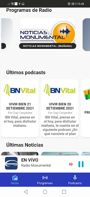 Radio Monumental Screenshot 2