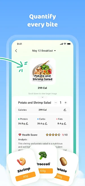 AI Calorie Counter: PixCalo Screenshot 2