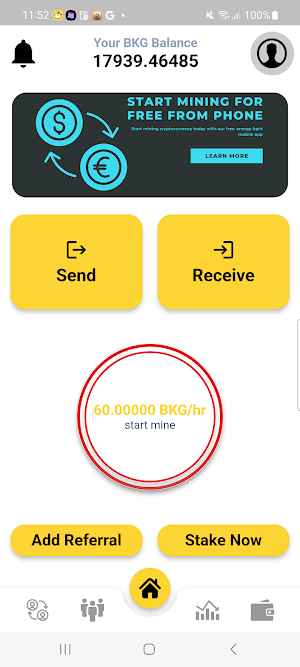 B Gold Network Screenshot 2