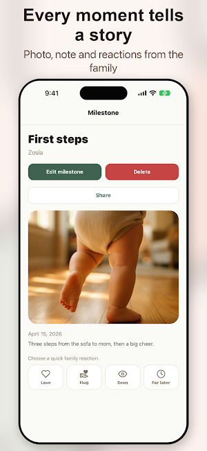 BabySteps: Baby Milestones Screenshot 3