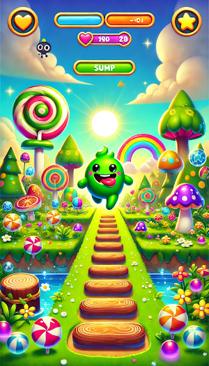 Run With Om Nom Screenshot 1