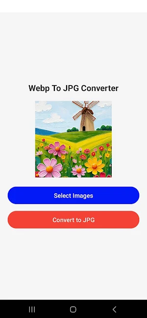 Webp To Jpg Converter Screenshot 0
