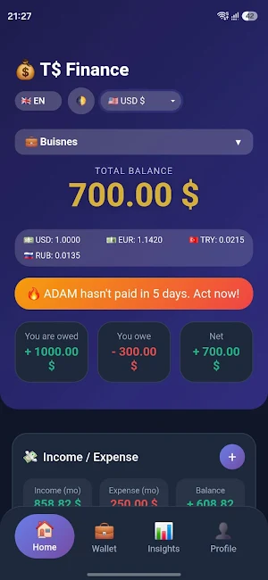 TS Finance - Debt & Budget Screenshot 0