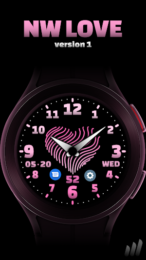 NW Love Multicolor Watch Face Screenshot 0