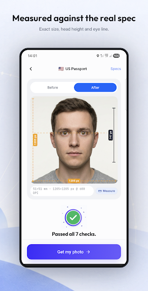 Passport Photo Maker & Checker Screenshot 1