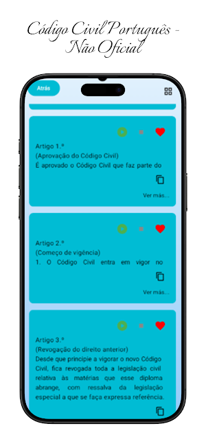 Código Civil Portugal – Guia Screenshot 0