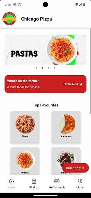 Chicago Pizza Takeaway Screenshot 0