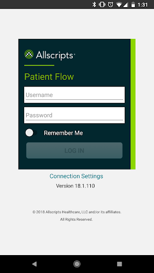 Allscripts® Patient Flow Screenshot 1