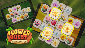 Flower Quest Triple Match Screenshot 0