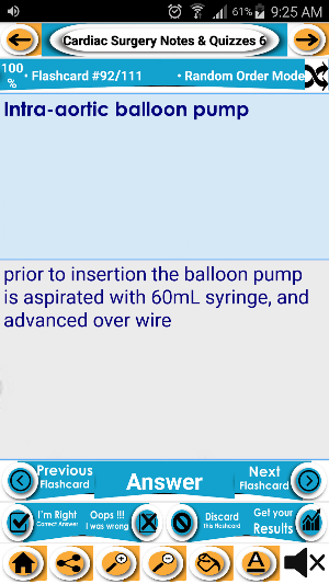 Cardiac Surgery Exam Review Screenshot 3