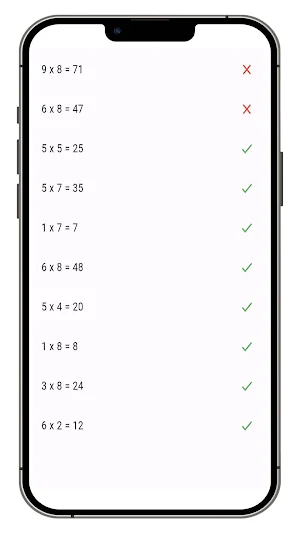 Multiplication Table Game Screenshot 3