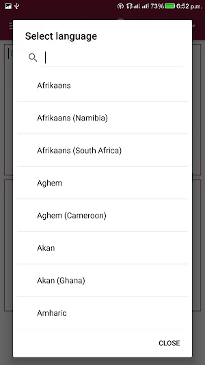 All Language Translator / Translate All Languages Screenshot 0