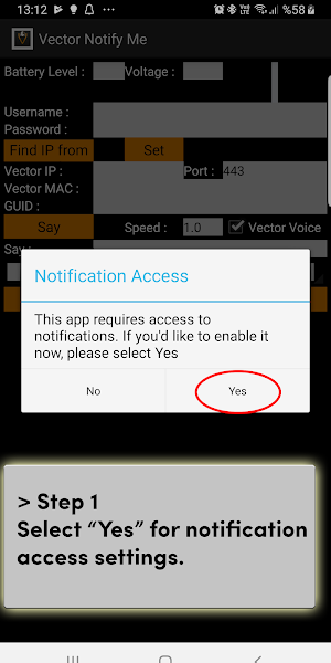 Vector Notify Me Screenshot 0