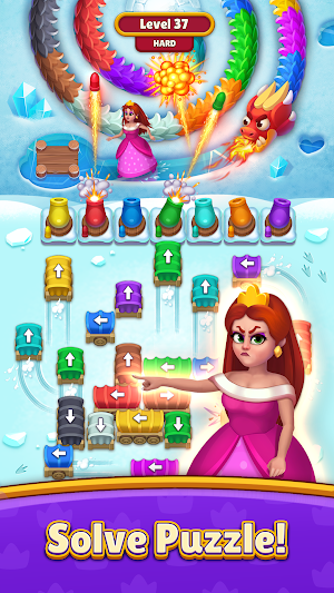 Kingdom Rescue: Dragon Puzzle Screenshot 0
