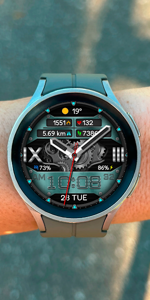 Hybrid CHEVAR URX93 Watch face screenshot 3