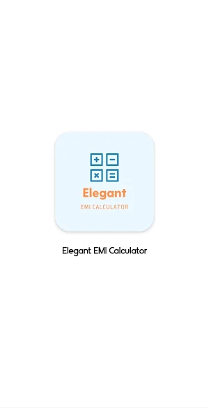 Elegant EMI Calculator Screenshot 0