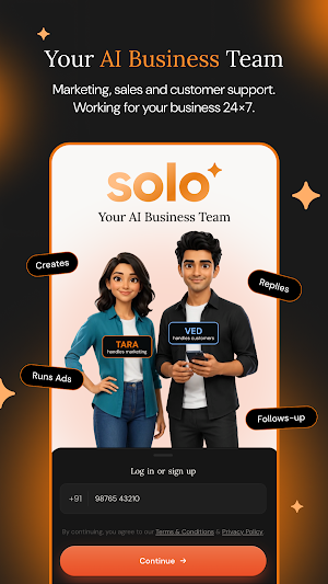 Solo - AI Marketing Team Screenshot 0