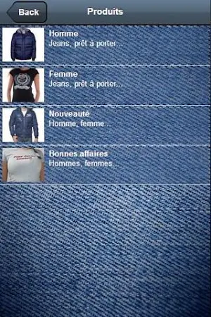 Vente Jeans Screenshot 1