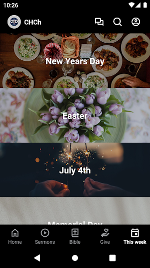 ChristChurchWeb Screenshot 2