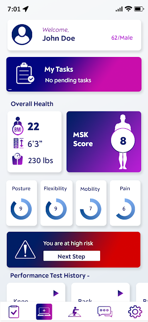 TheraNow - MSK & Virtual Rehab Screenshot 1